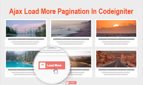 AJAX Pagination in Codeigniter