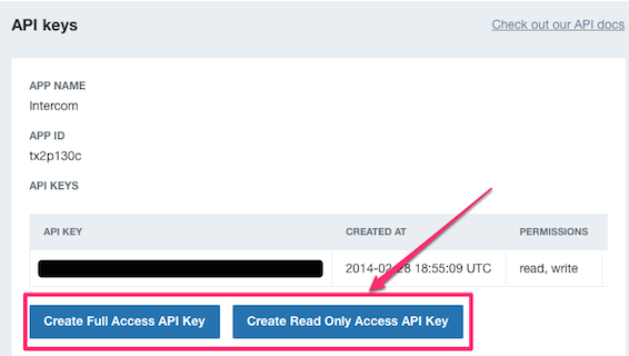 inetrcom api key