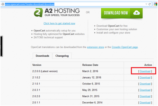 opencart download file link