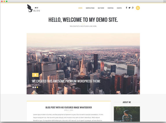 myblog wordpress theme