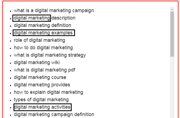 digital marketing