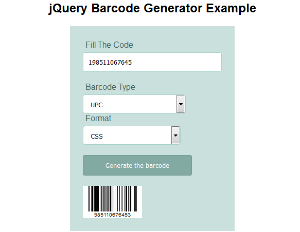 barcode generator