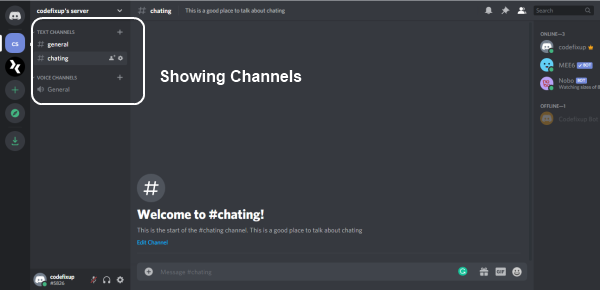 discord channels