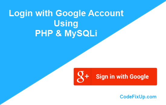Login with Google Account using PHP