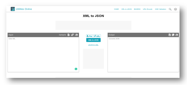 xml to json online tools