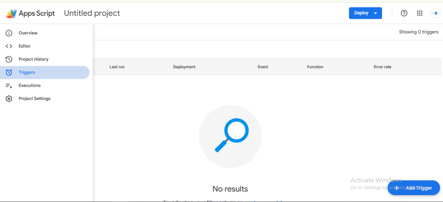 google app script cron job setup