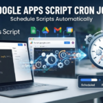 Code example of ScriptApp.newTrigger in Google Apps Script for scheduling a cron job