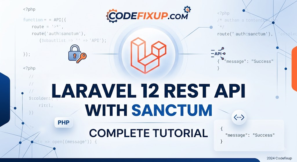 Laravel 12 REST API with Sanctum