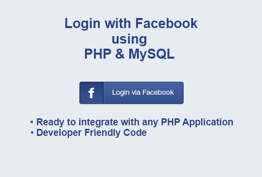 PHP Login with Facebook Script